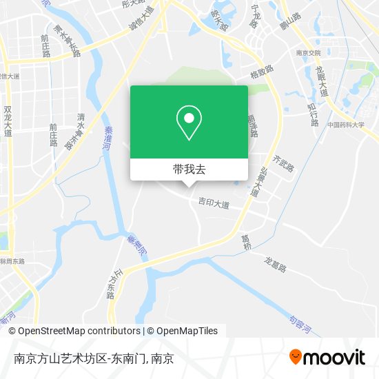 南京方山艺术坊区-东南门地图