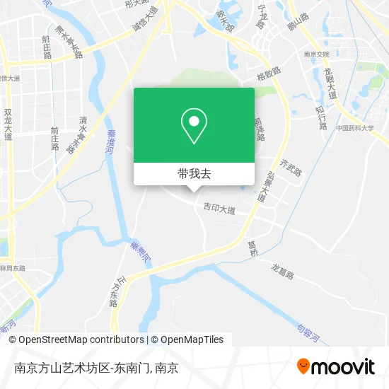 南京方山艺术坊区-东南门地图