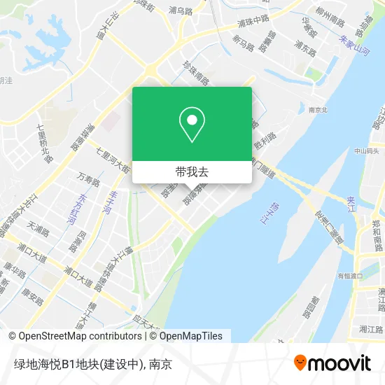 绿地海悦B1地块(建设中)地图