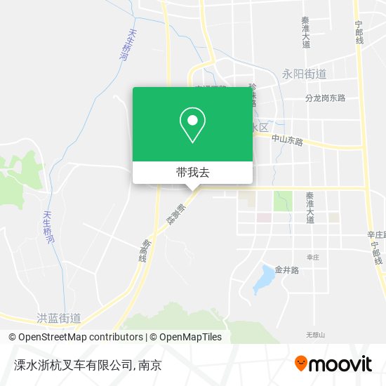 溧水浙杭叉车有限公司地图