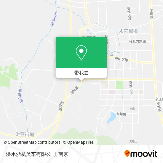 溧水浙杭叉车有限公司地图