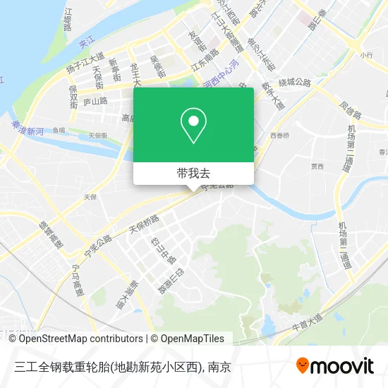 三工全钢载重轮胎(地勘新苑小区西)地图