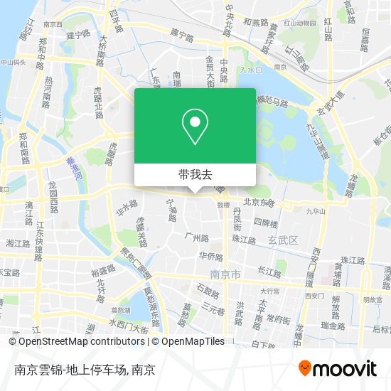 南京雲锦-地上停车场地图