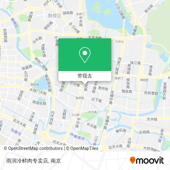 雨润冷鲜肉专卖店地图