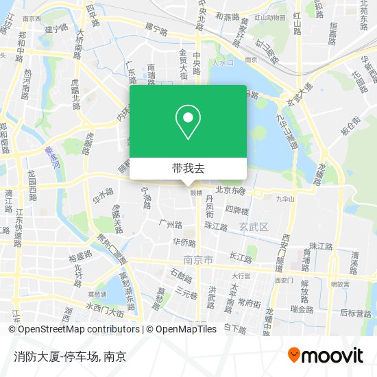 消防大厦-停车场地图