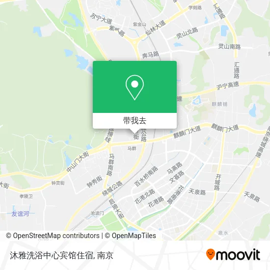 沐雅洗浴中心宾馆住宿地图