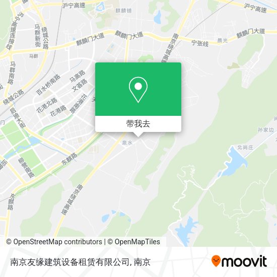 南京友缘建筑设备租赁有限公司地图