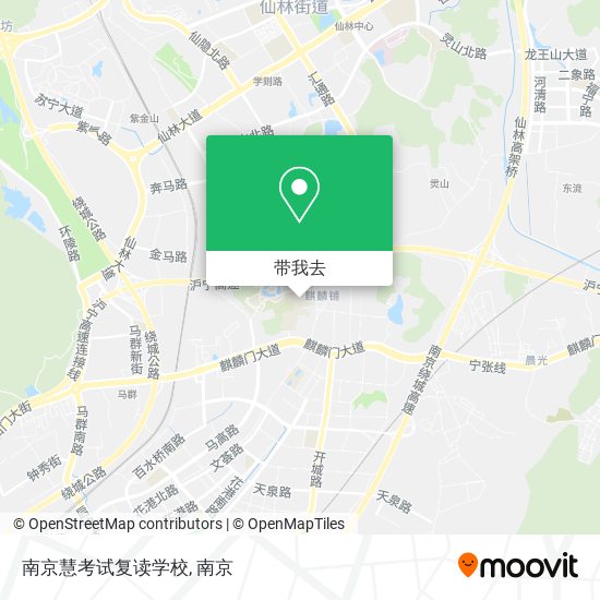 南京慧考试复读学校地图