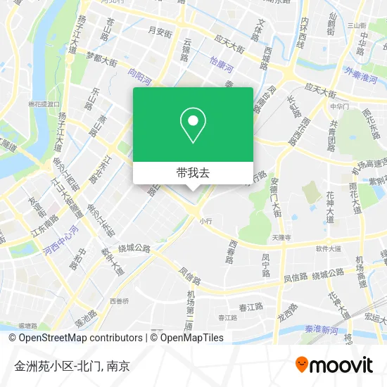 金洲苑小区-北门地图
