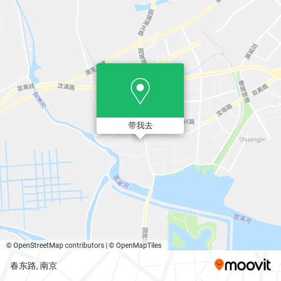 春东路地图