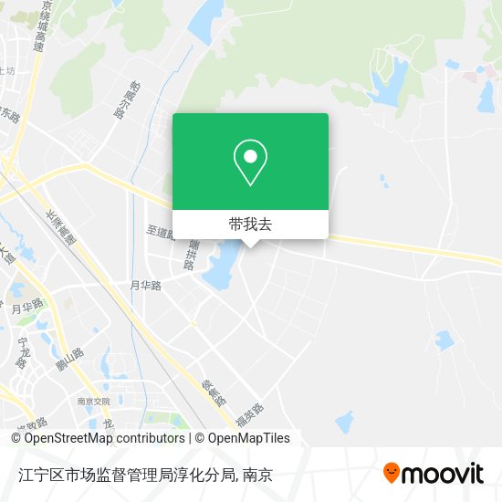 江宁区市场监督管理局淳化分局地图