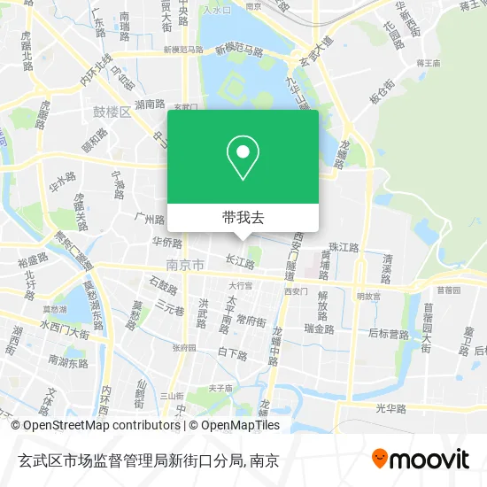 玄武区市场监督管理局新街口分局地图