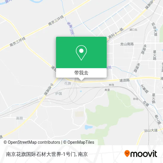 南京花旗国际石材大世界-1号门地图