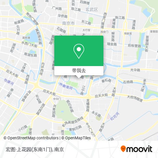 宏图·上花园(东南1门)地图
