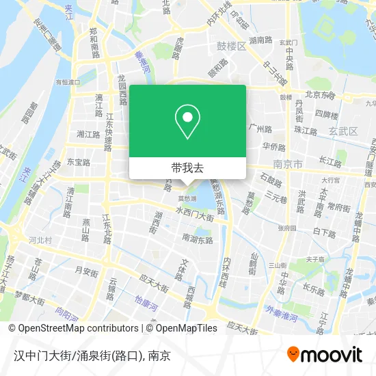 汉中门大街/涌泉街(路口)地图