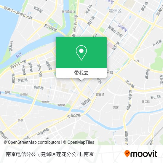 南京电信分公司建邺区莲花分公司地图