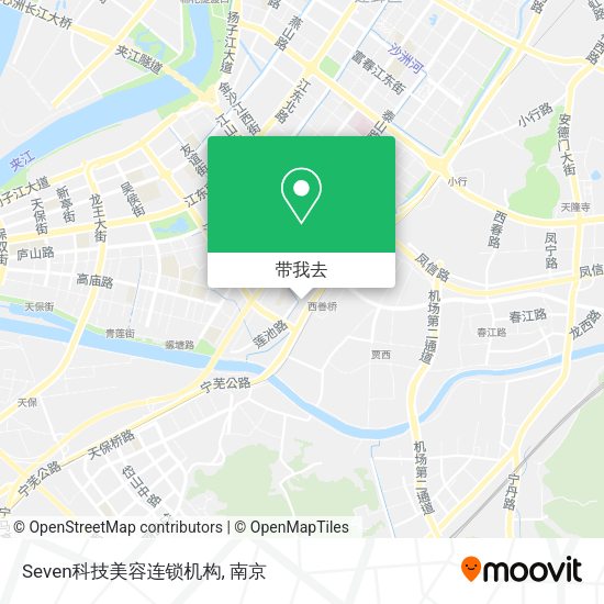 Seven科技美容连锁机构地图