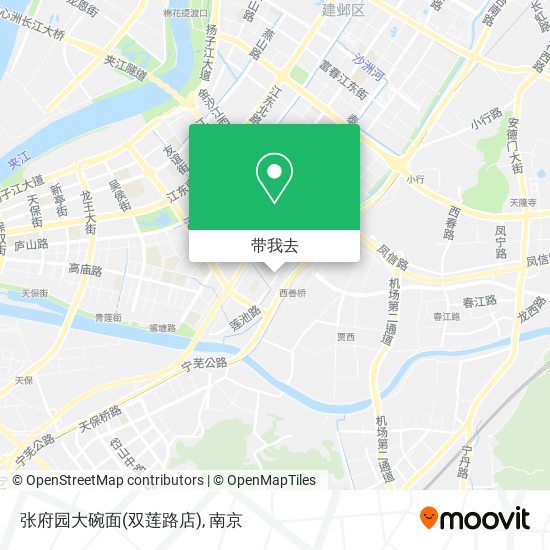 张府园大碗面(双莲路店)地图