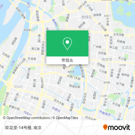 荷花里-14号楼地图