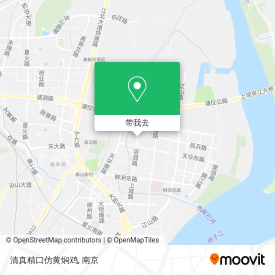 清真精口仿黄焖鸡地图