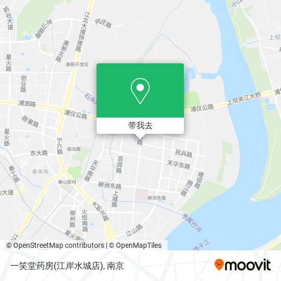 一笑堂药房(江岸水城店)地图