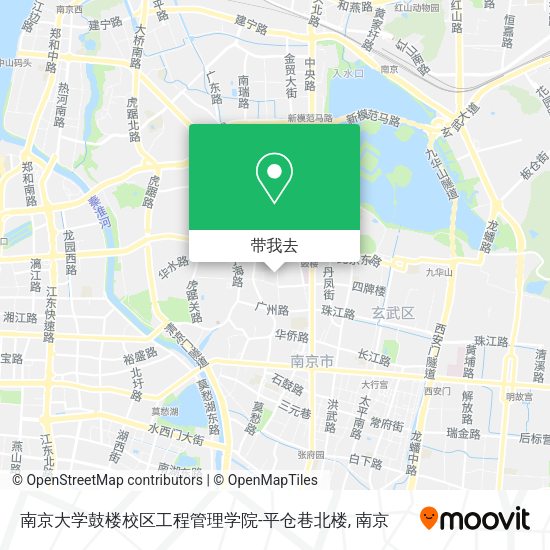 南京大学鼓楼校区工程管理学院-平仓巷北楼地图