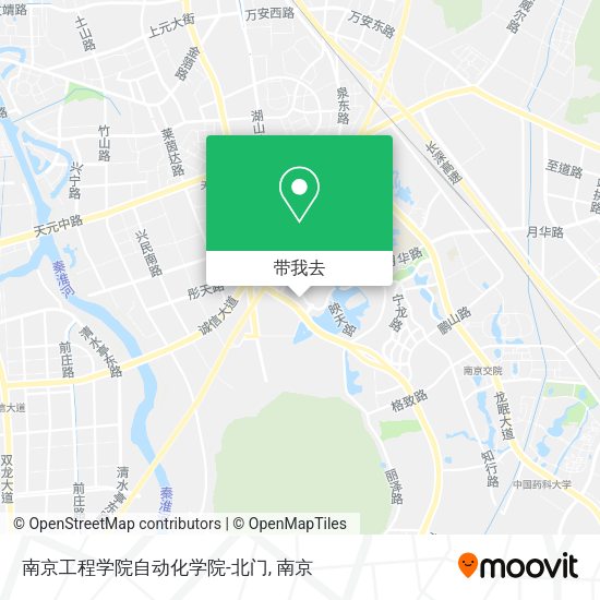 南京工程学院自动化学院-北门地图