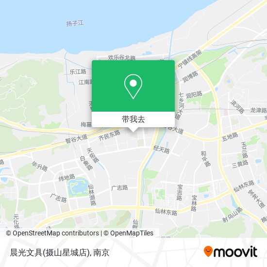 晨光文具(摄山星城店)地图