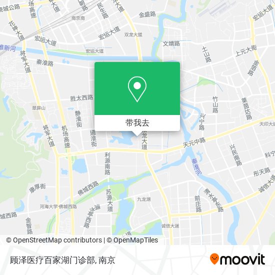 顾泽医疗百家湖门诊部地图