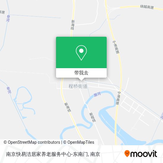 南京快易洁居家养老服务中心-东南门地图
