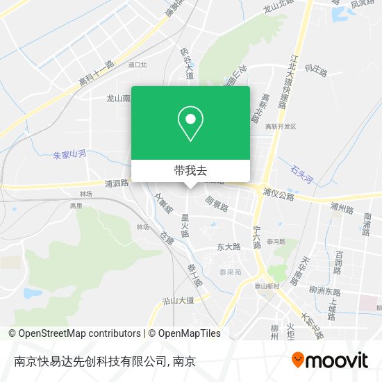 南京快易达先创科技有限公司地图