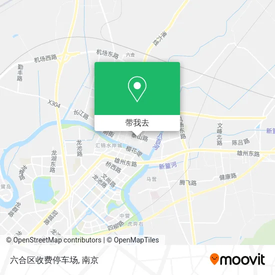 六合区收费停车场地图