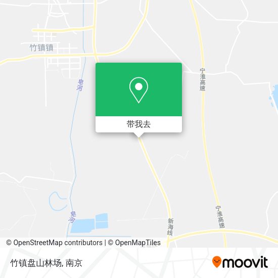 竹镇盘山林场地图