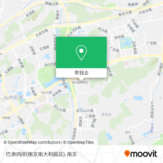 巴弟鸡排(南京南大和园店)地图