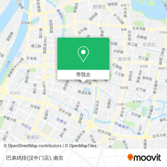 巴弟鸡排(汉中门店)地图