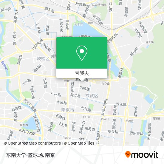 东南大学-篮球场地图