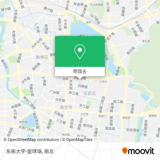 东南大学-篮球场地图