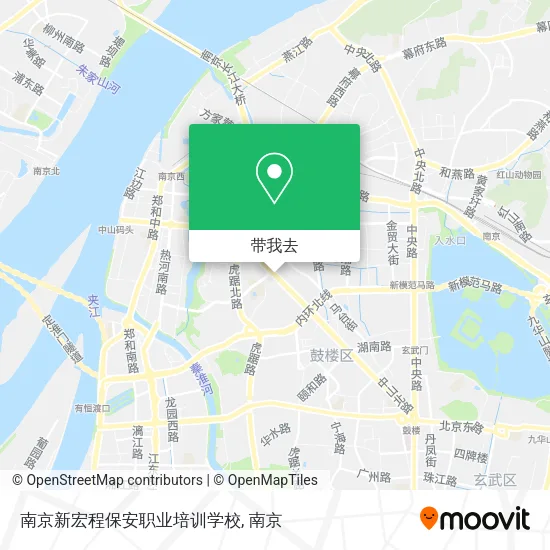 南京新宏程保安职业培训学校地图