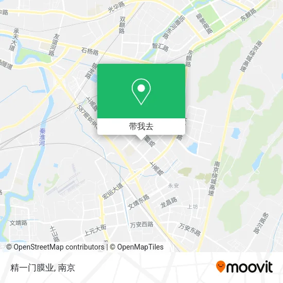 精一门膜业地图