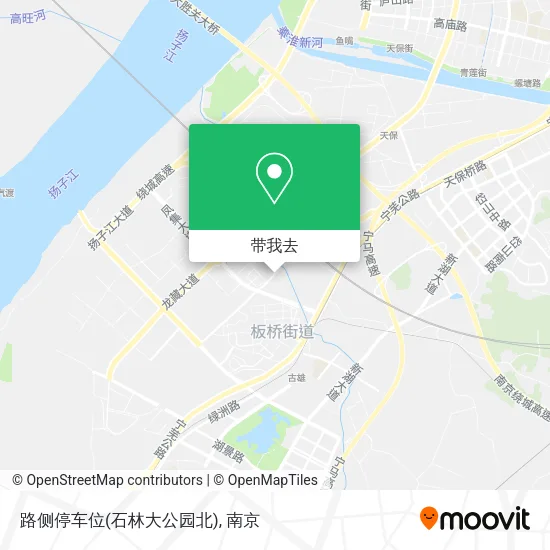 路侧停车位(石林大公园北)地图