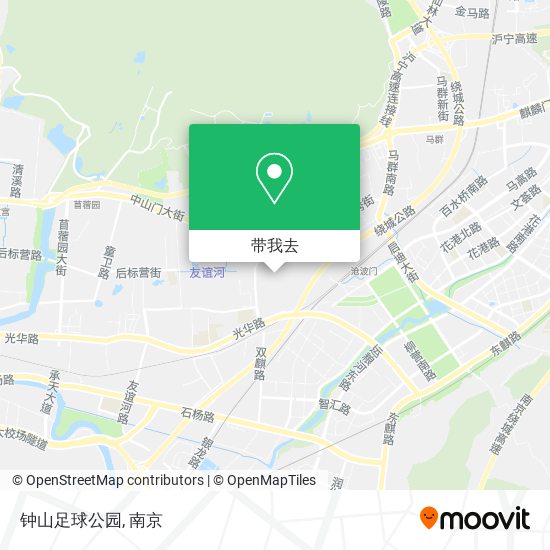 钟山足球公园地图