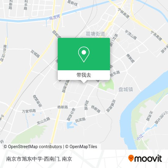 南京市旭东中学-西南门地图