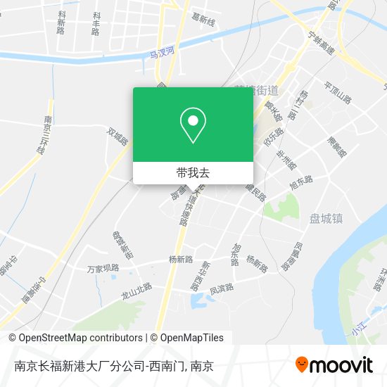 南京长福新港大厂分公司-西南门地图