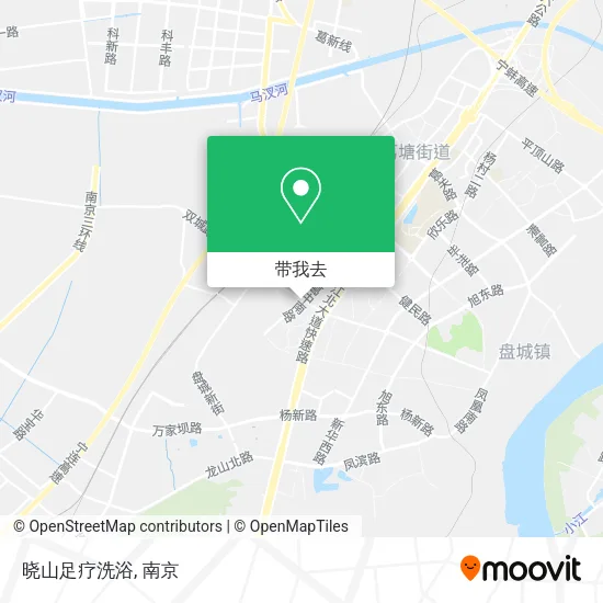 晓山足疗洗浴地图