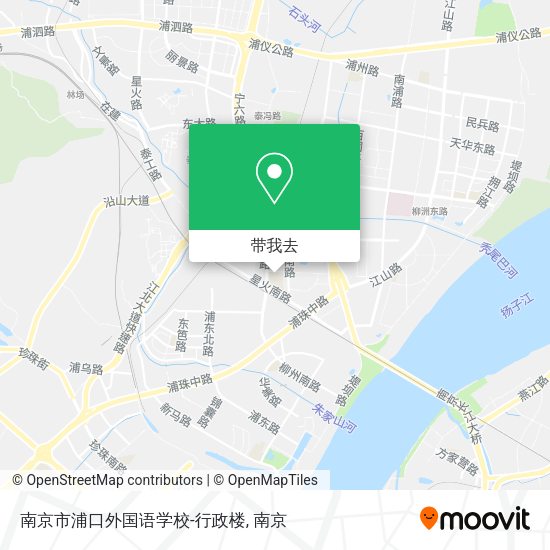 南京市浦口外国语学校-行政楼地图