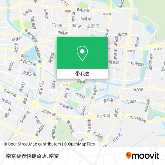 南京福泰快捷旅店地图