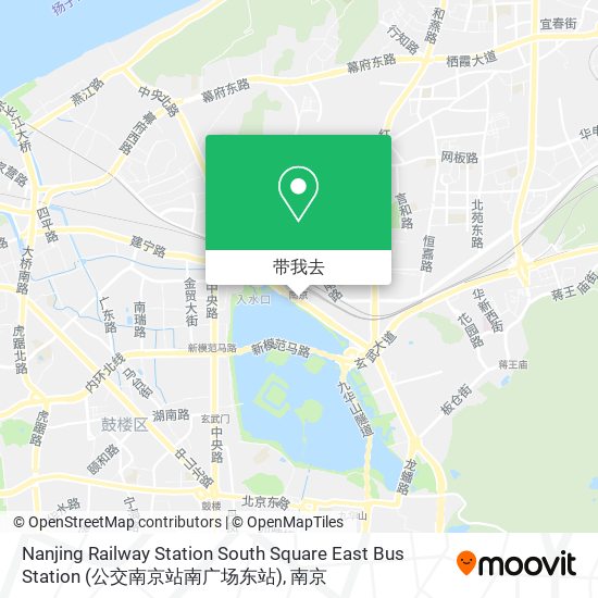 Nanjing Railway Station South Square East Bus Station (公交南京站南广场东站)地图