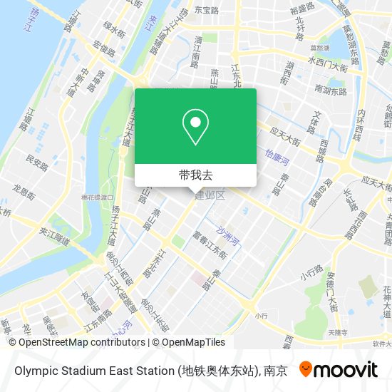 Olympic Stadium East Station (地铁奥体东站)地图