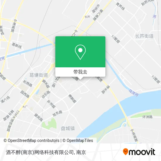 酒不醉(南京)网络科技有限公司地图