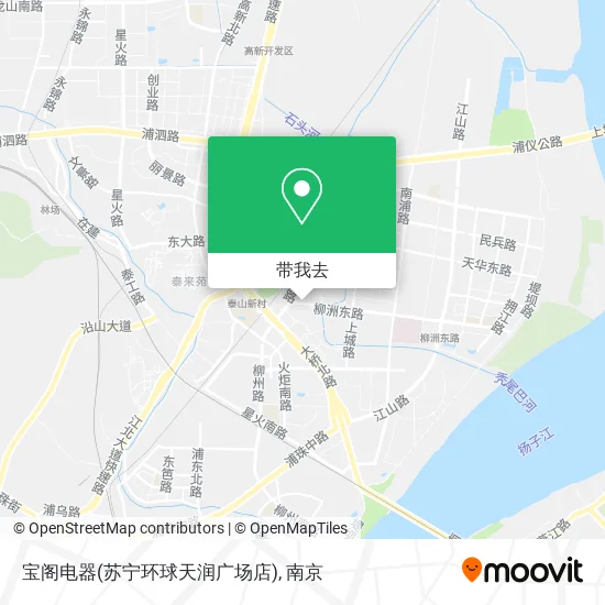 宝阁电器(苏宁环球天润广场店)地图